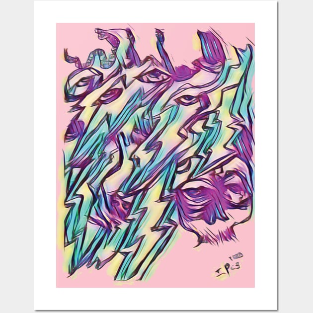 Lightning God Wall Art by Brave Legend & Megan Rose